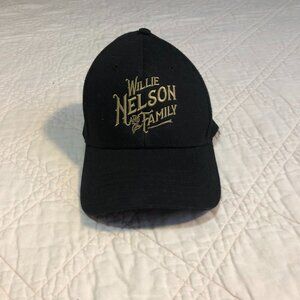 Willie Nelson & Family Black Cap, Size OS